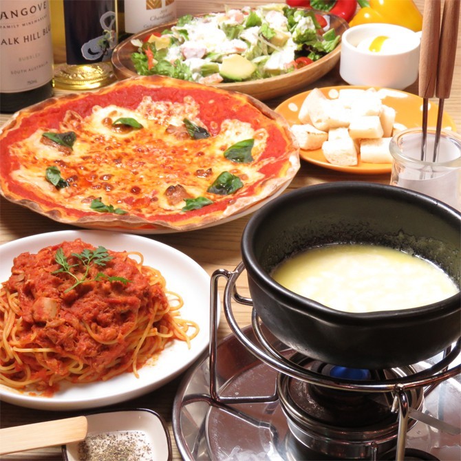 【ワインフリーフロー付き】カジュアルディナーコース