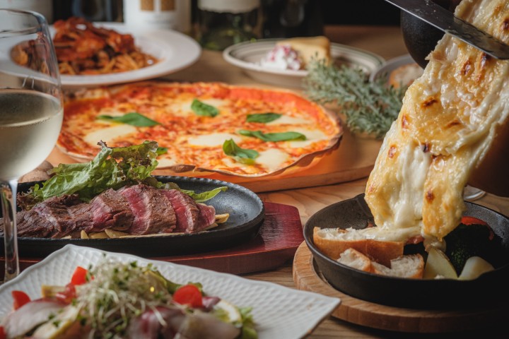 【飲み放題つき】忘新年会ラクレットコース(11/1〜)