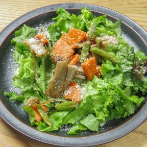 ごぼうと人参の香味アーリオ・オーリオサラダ15