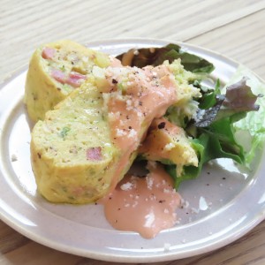 春キャベツと熟成パンチェッタのフリッタータ⑧